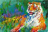 Resting Paintings - Resting Tiger by Leroy Neiman